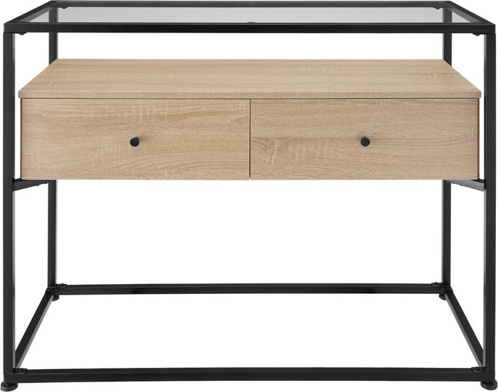Actual product image tectake Hallway console table Reading | 101.5x41.5x80.5cm with two shelves & two drawers