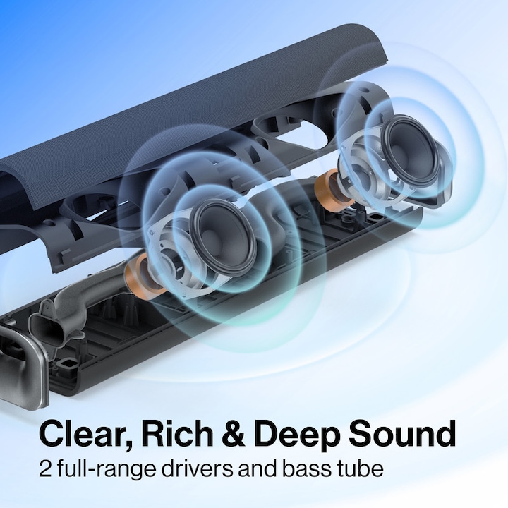 Actual product image OXS Thunder Lite PC Gaming Soundbar (30 W, 2.0 Channel)