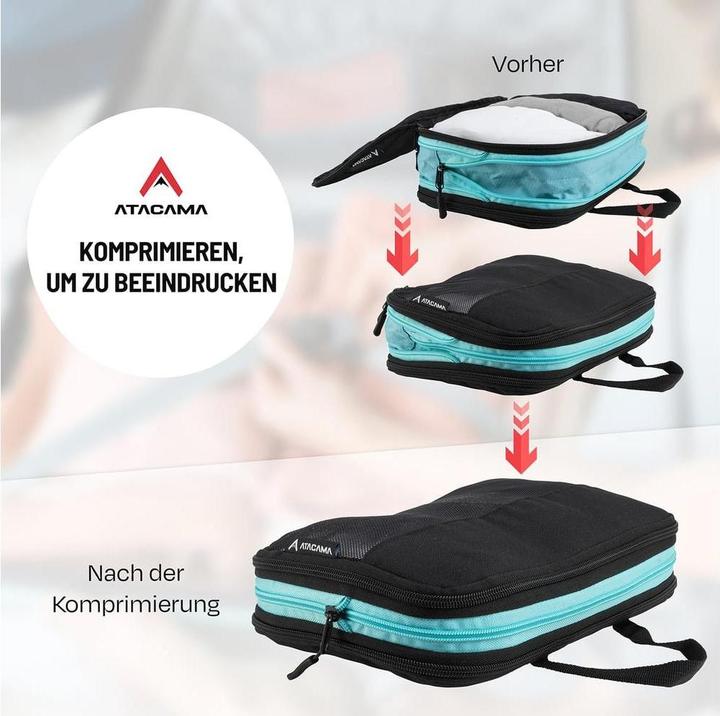 Produktbild Atacama Premium Kompressions Packwürfel 8er-Set