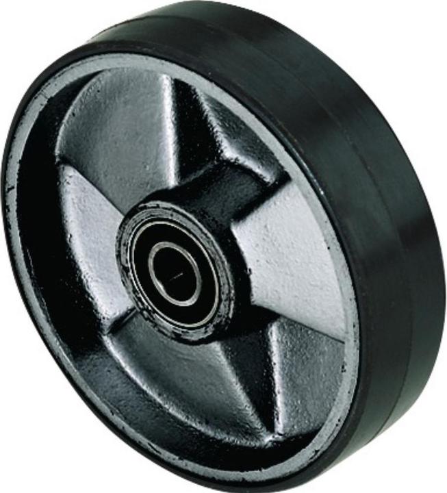 Pfaff Lenkrad Polyurethan Naben-L. 43 mm Rad-B. 50 mm Rad-Ø 200 mm Kunststoff-Felge