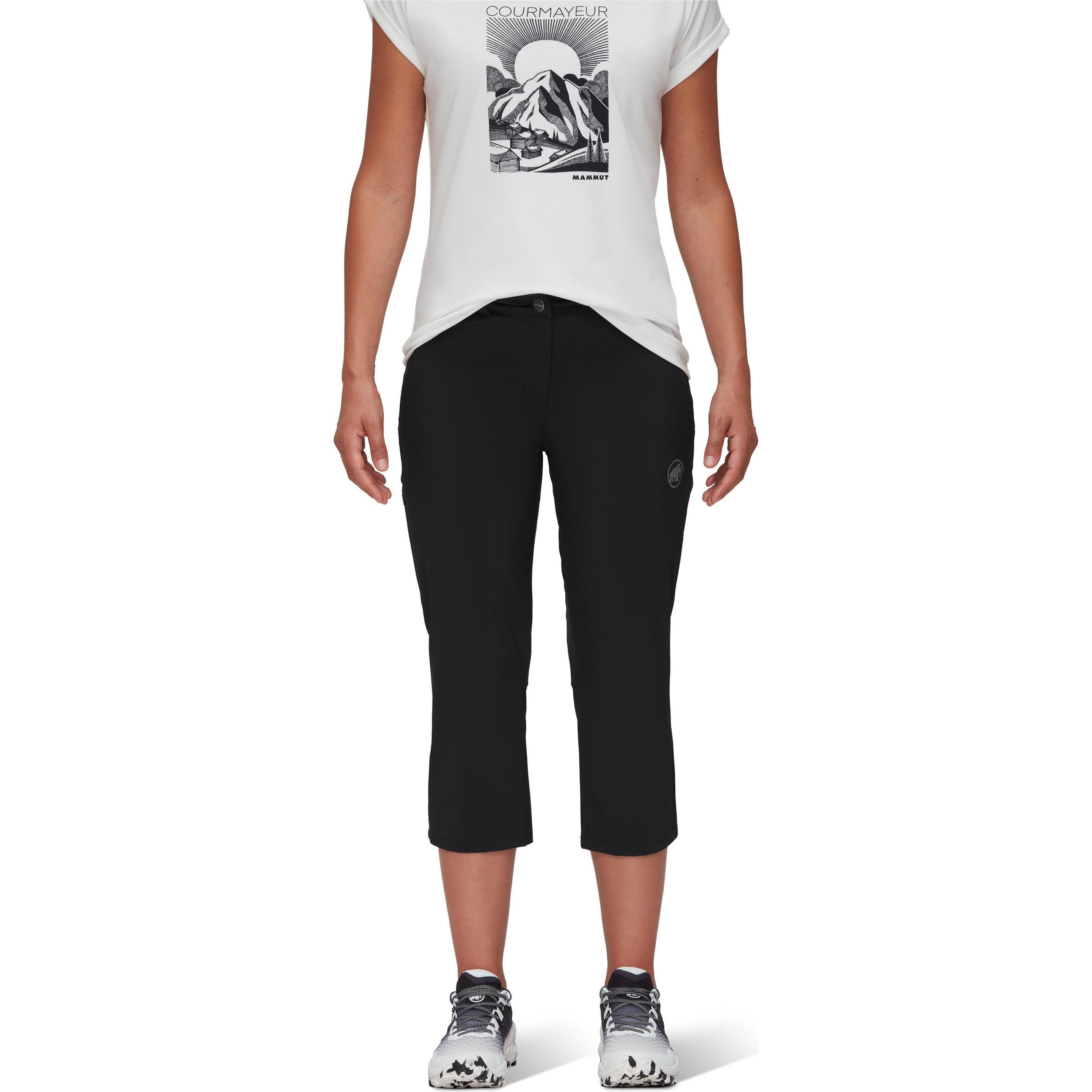 Thumbnail - Mammut, Damen, Outdoorhose, Runbold Capri Pants Women (36), Schwarz, 36