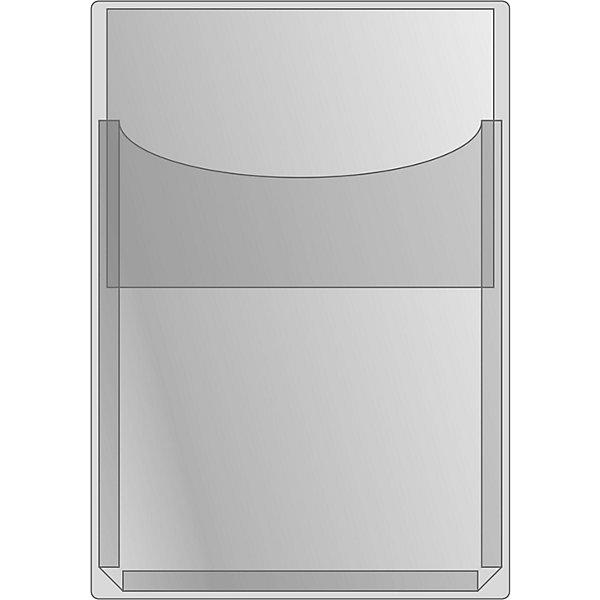 Actual product image Eichner 10 document sleeves self-adhesive transparent (A4, 23 mm, 10 pcs.)