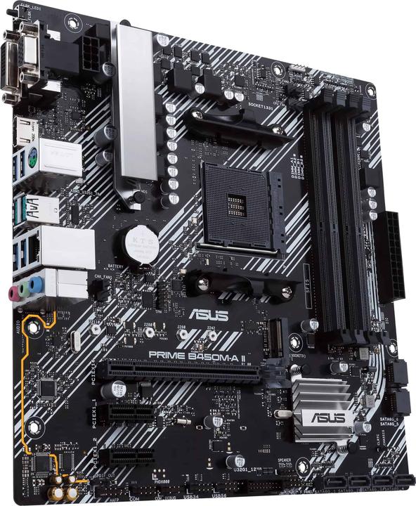 Actual product image ASUS PRIME B450M-K II (AM4, AMD B450, mATX)