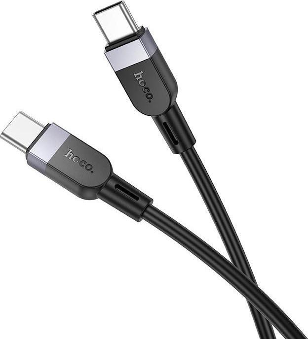 Produktbild Hoco Cable X109 Energy 60W silicone charging data cable C to C(L=1M) Black (1 m, 60 W)