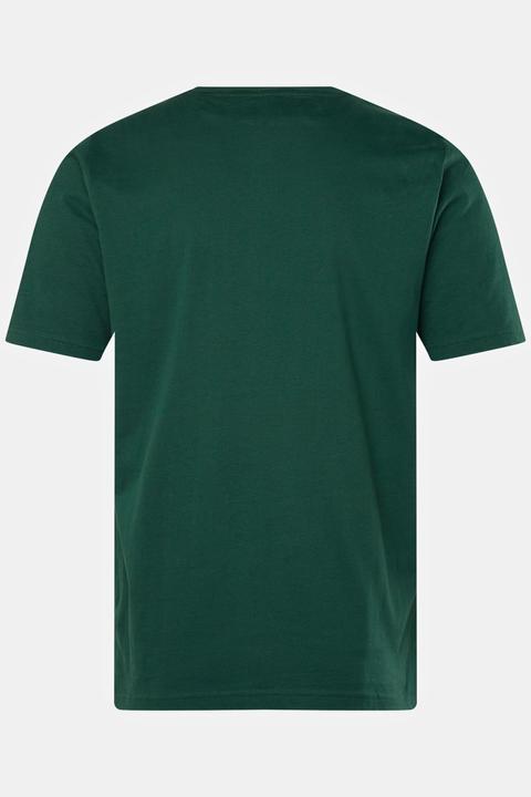 Actual product image JP1880 2 Pack of Three Button Short Sleeve Cotton Henley Tee (L)