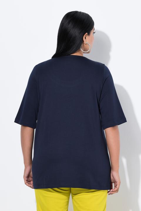Produktbild Ulla Popken T-Shirt, A-Linie, Rundhals, Halbarm, Pima Cotton (42, 44)