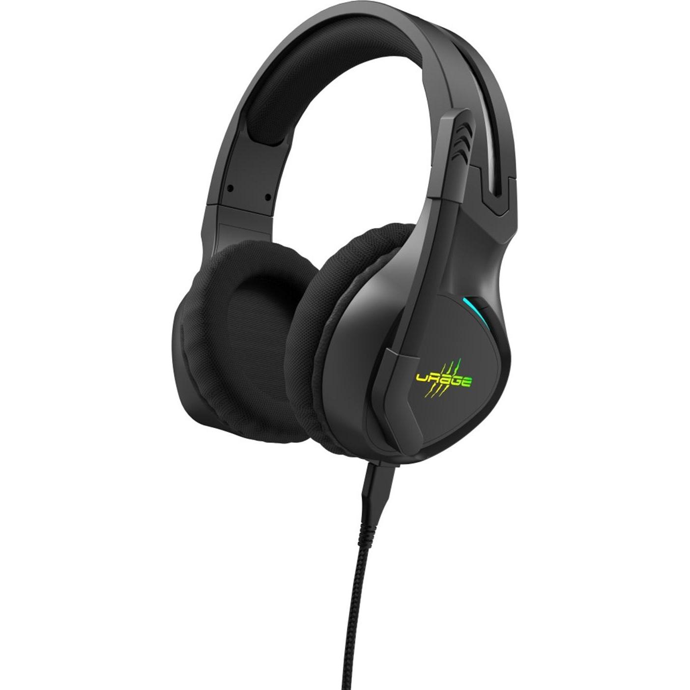 Thumbnail - Urage Gaming-Headset SoundZ 710 7.1 V2, Schwarz (Kabelgebunden), Gaming Headset, Schwarz
