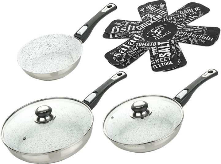 Actual product image Genius Cerafit Mont Blanc (28 cm, Frying pan, Ceramic, Stainless steel)