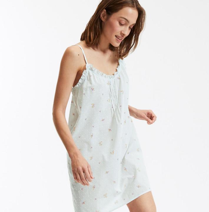 La Redoute Collections Nachthemd aus Baumwolle mit Plumetis-Muster (38)