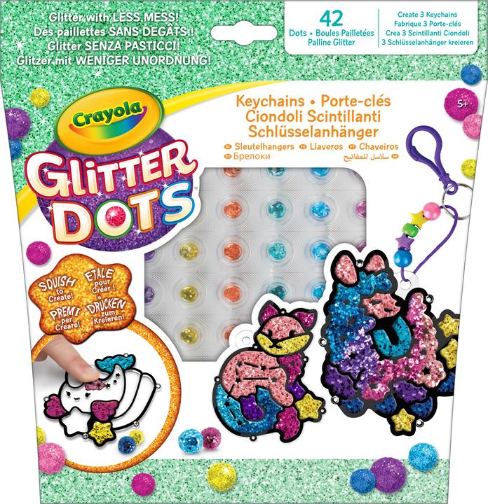 Produktbild Crayola Glitter Dots Keychain