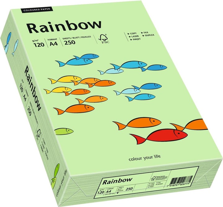 Actual product image Mondi Rainbow coloured copy paper (120 g/m², A4)