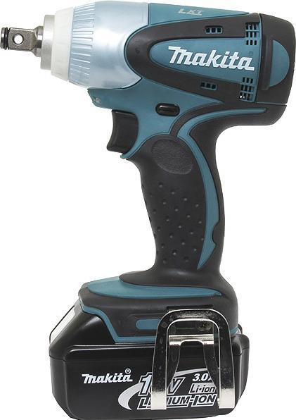 Actual product image Makita BTW 251 RFJ Battery impact wrench 18V 230Nm with 2x 3.0 Ah battery and charger in MAKPAC 2 (Rechargeable battery operated)