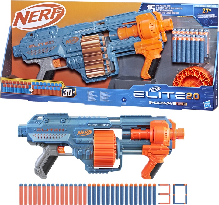 Actual product image Nerf Elite 2.0 Shockwave RD-15