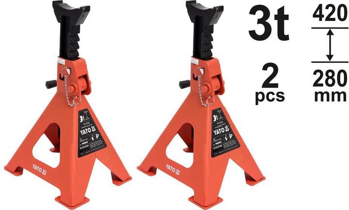 Produktbild Yato Jack Stands 3t 2pcs