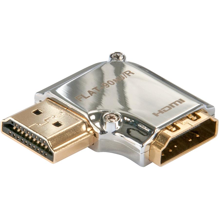 Thumbnail - Lindy Cromo "nach rechts" HDMI zu (HDMI, 4 cm), Data + Video Adapter, Silber