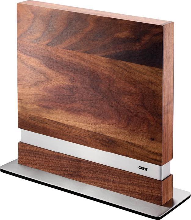 Produktbild GEFU Magnetischer Messerblock ENNO für bis zu 10 Messer Walnussholz