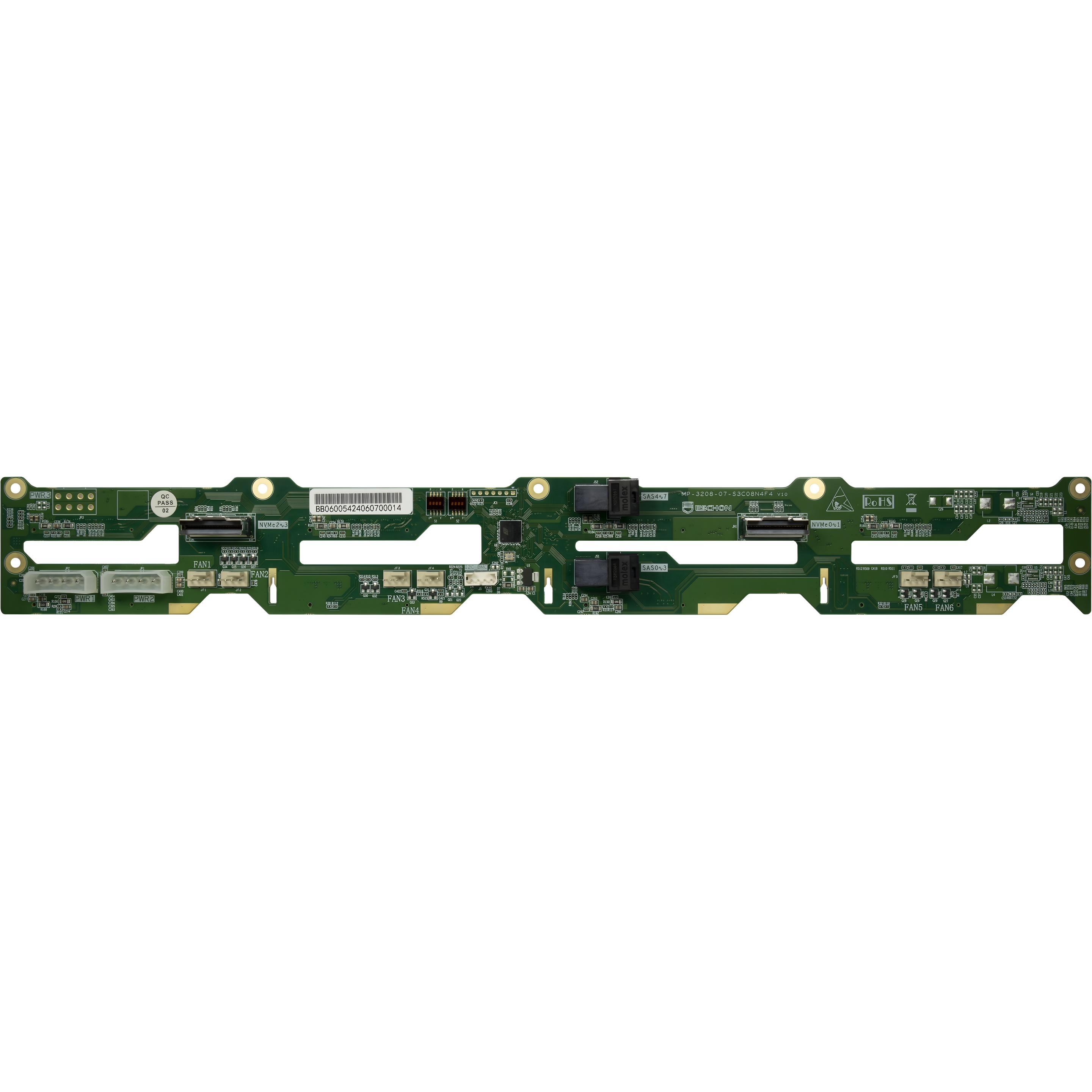 Intertech Inter-Tech Backplane BP-4708-NVMe, Accessori per case PC