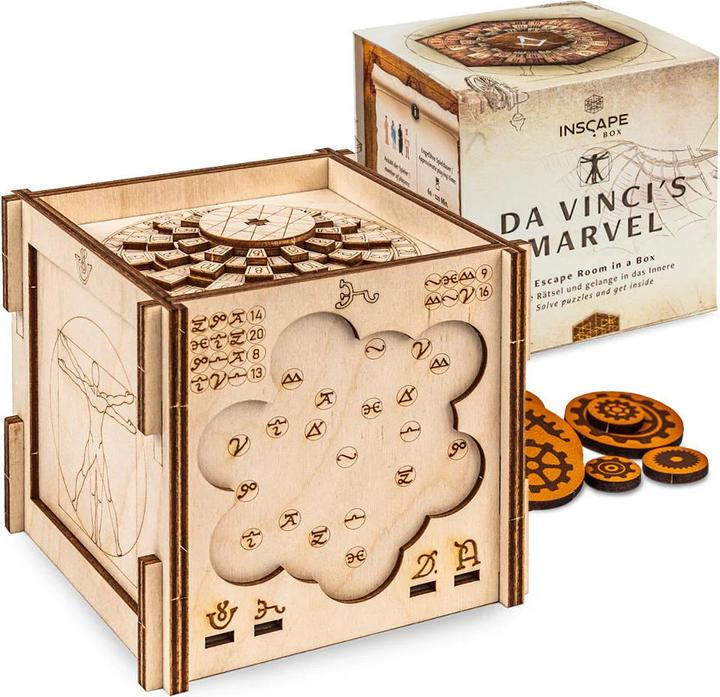 Actual product image Inscape Da Vinci's Marvel - Puzzle box