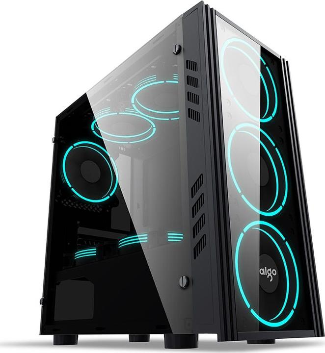 Actual product image Aigo Black Technology Mini Micro-ATX computer case (black) (mATX)