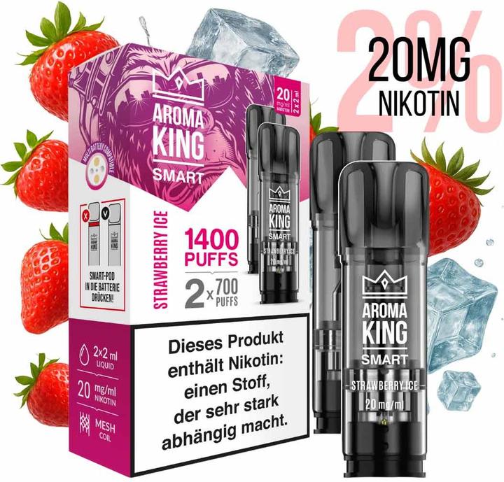 Actual product image Aroma King Strawberry Ice (Strawberry)