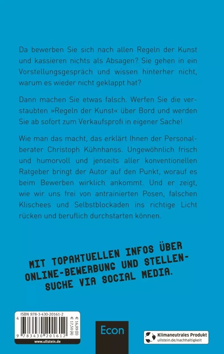 Image du produit BeWerben ist Werben (Allemand, Christoph Kühnhanss, 2013)