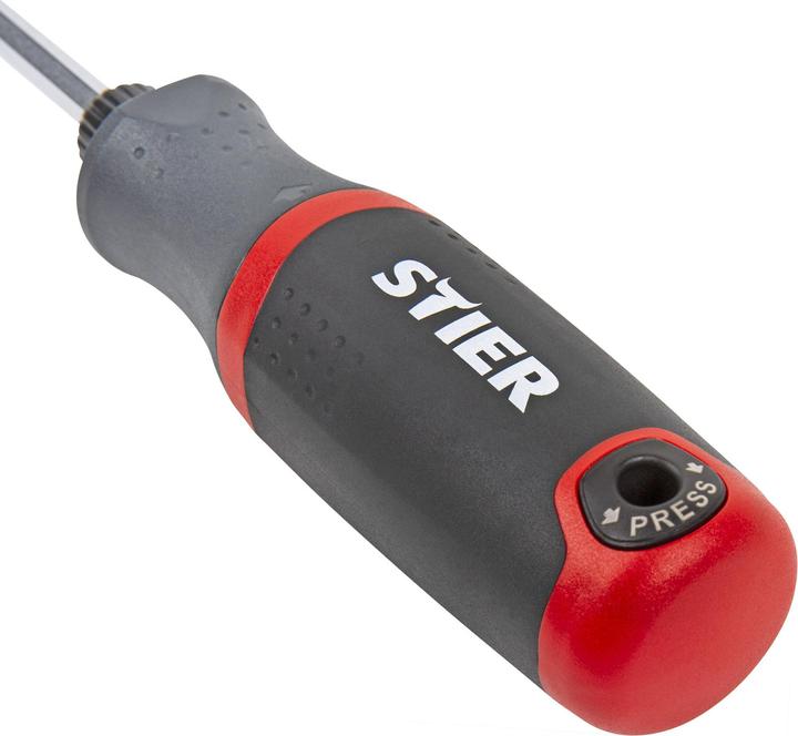 Actual product image Stier Screwdriver with bit magazine, 13-piece