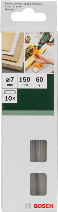 Image du produit Bosch Zubehör Bâtonnets de colle de bricolageCristal