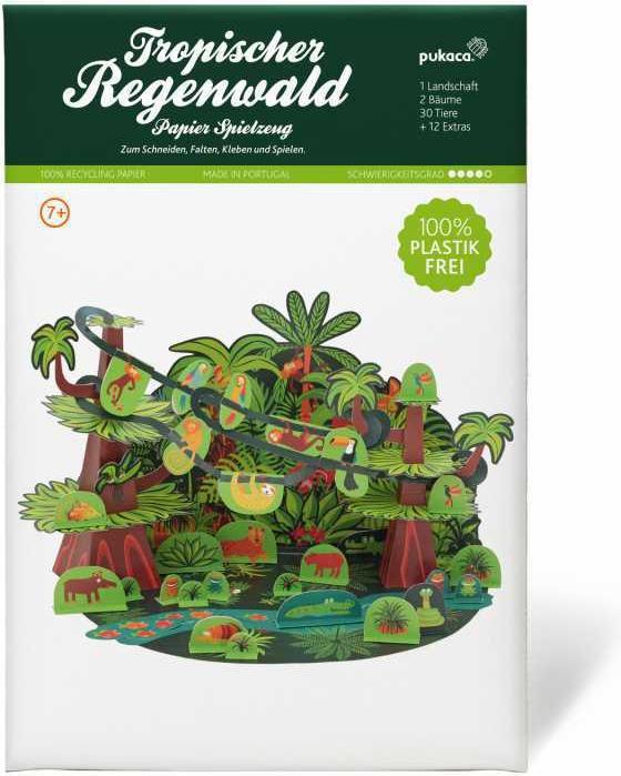 Produktbild Pukaca Papierspielzeugset. Tropenwald
