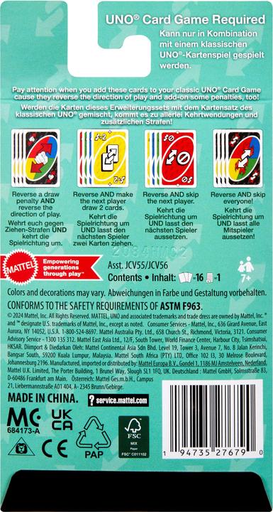 Image du produit Mattel UNO Erweiterungsset Retour Set