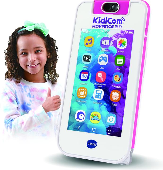 Immagine prodotto VTech KidiCom Advance 3.0 blanc /rose (Francese, 6 - 12 anni)
