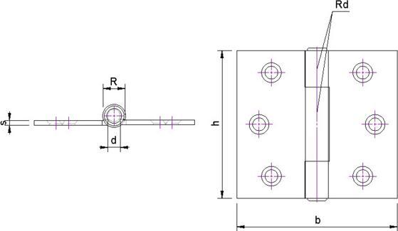 Actual product image Charmag Hinge