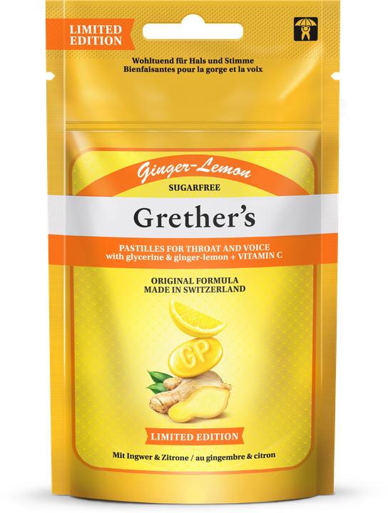 Actual product image Grethers Ginger-Lemon (1 Piece)