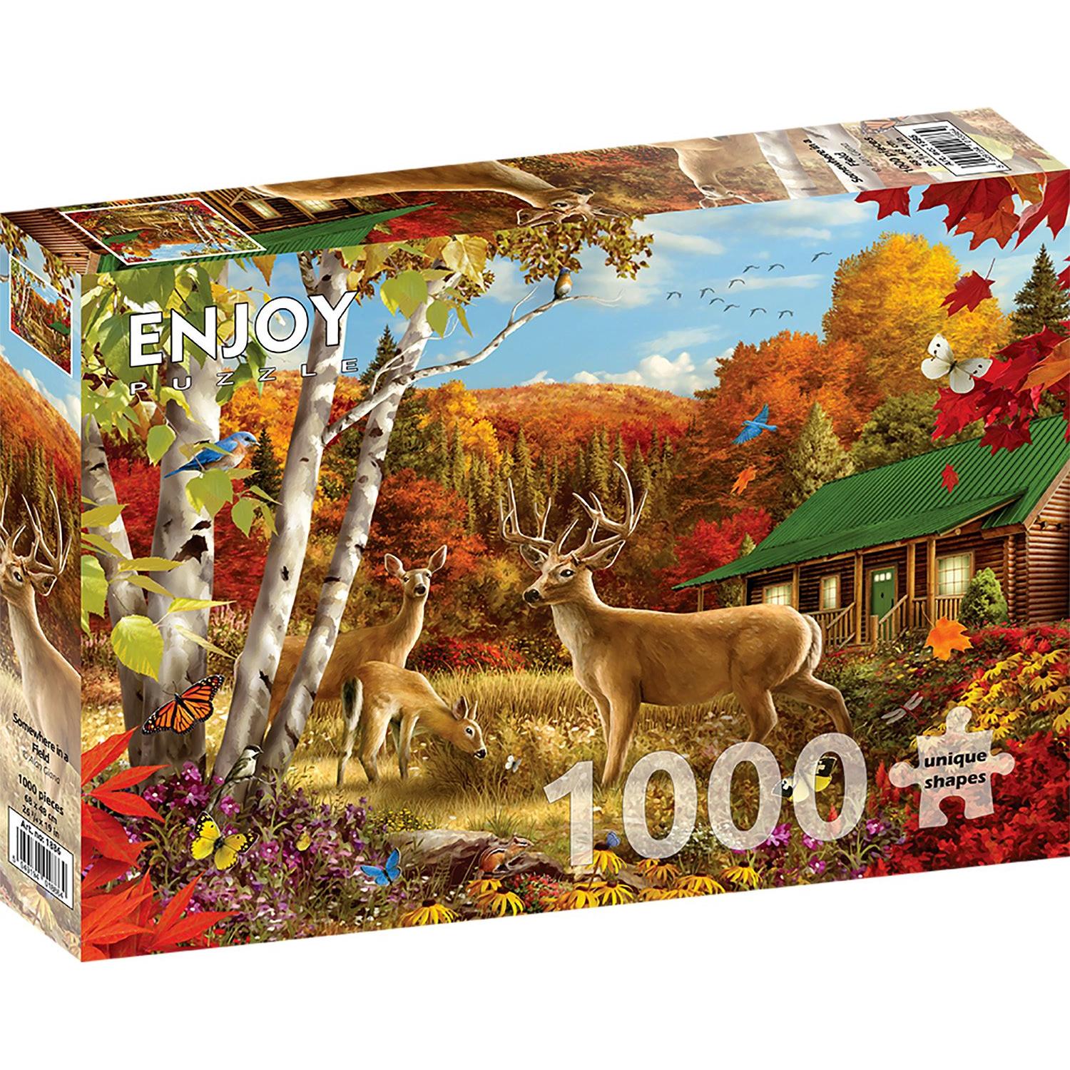 Enjoy Puzzle ENJOY-1886 - Somewhere in a Field, Puzzle, 1000 Teile (1000 Teile)