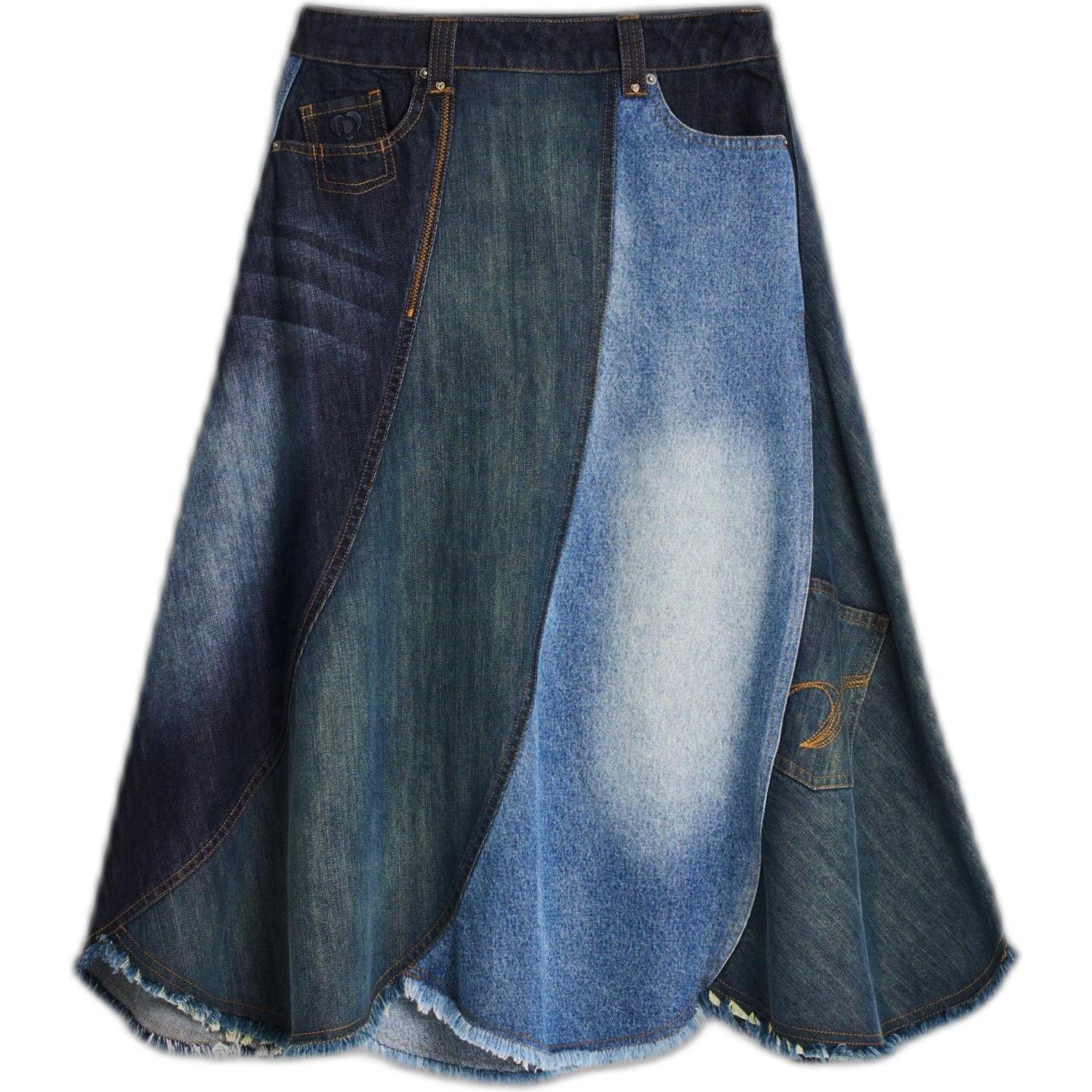 Desigual, Damen, Röcke, Parch, Blau, (XS)