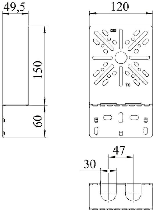 Actual product image OBO Bettermann Mounting plate