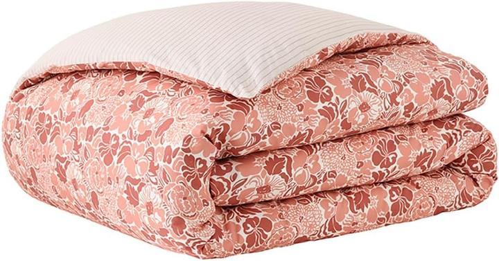 Productafbeelding Essix Dekbedovertrek van katoen-perkal, 240 x 220 cm, Gloria, roze (Dekbedovertrek, 240 x 220 cm)
