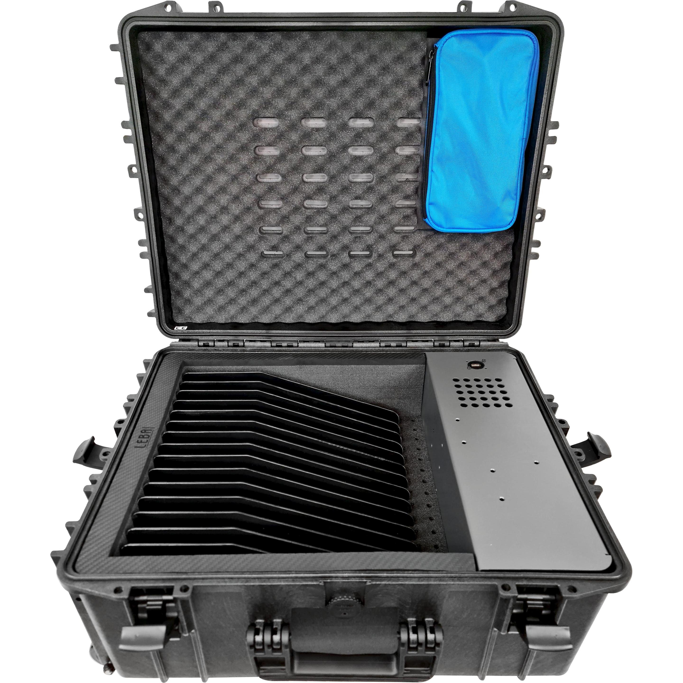 Menatwork Leba Notecase Falcon 16 Tablet, Notebookwagen, Schwarz