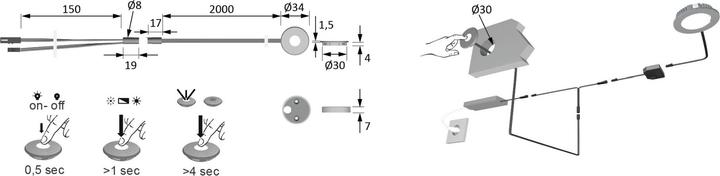 Immagine prodotto Halemeier LED Touch Dimmer 12 V