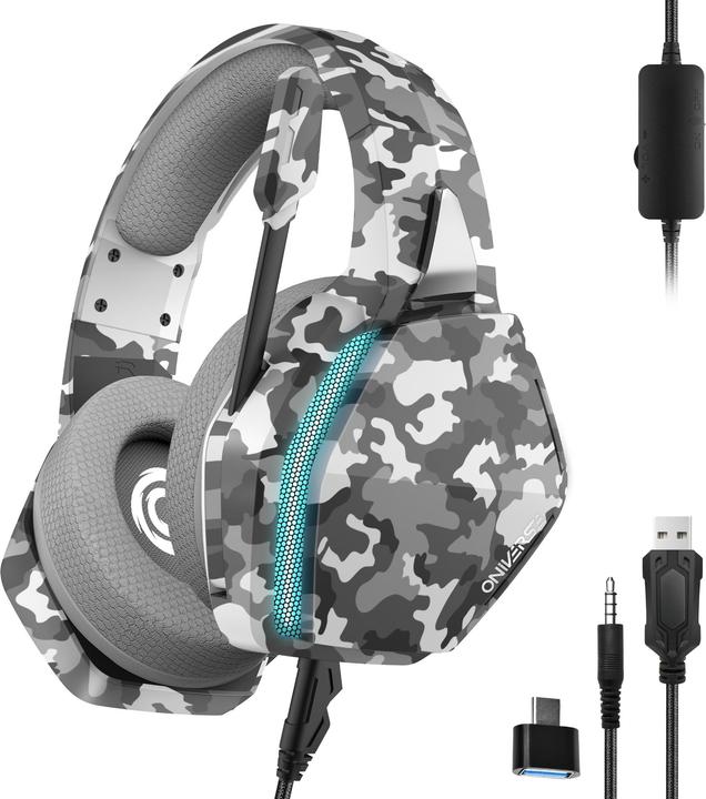 Actual product image Oniverse - Gaming-Headset Nebula - UrbanCamo (Mehrplattform) (Cable)