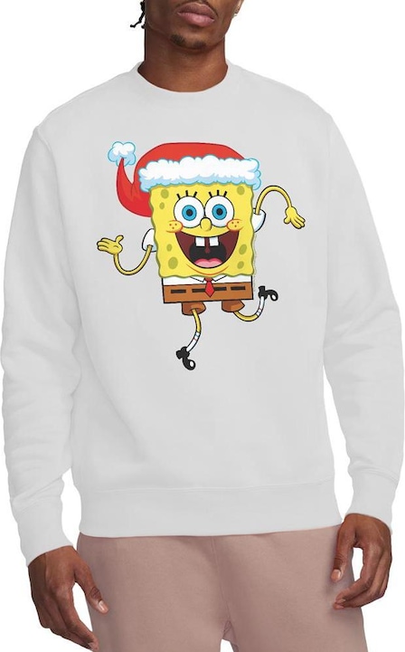 Immagine prodotto Spongebob Squarepants Felpa Natale Cappello da Babbo Natale Adulto Unisex (S)