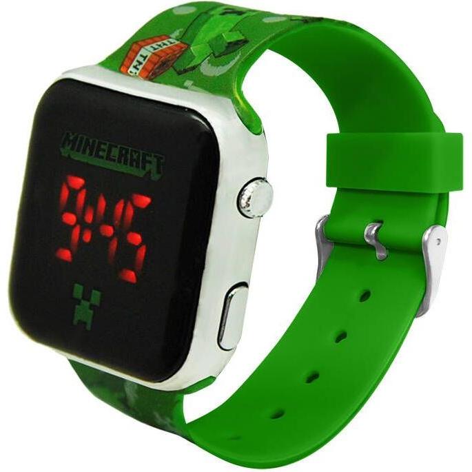 Kids Licensing, Armbanduhr, Minecraft, Grün, (Digitaluhr)