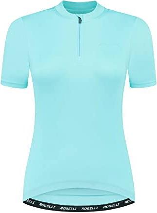 Image du produit Rogelli Maillot Core Femme - Maillot vélo manches courtes - Bleu clair (M)