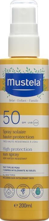 Immagine prodotto Mustela Alta protezione (Spray solare, SPF 50, 200 ml, 240 g)