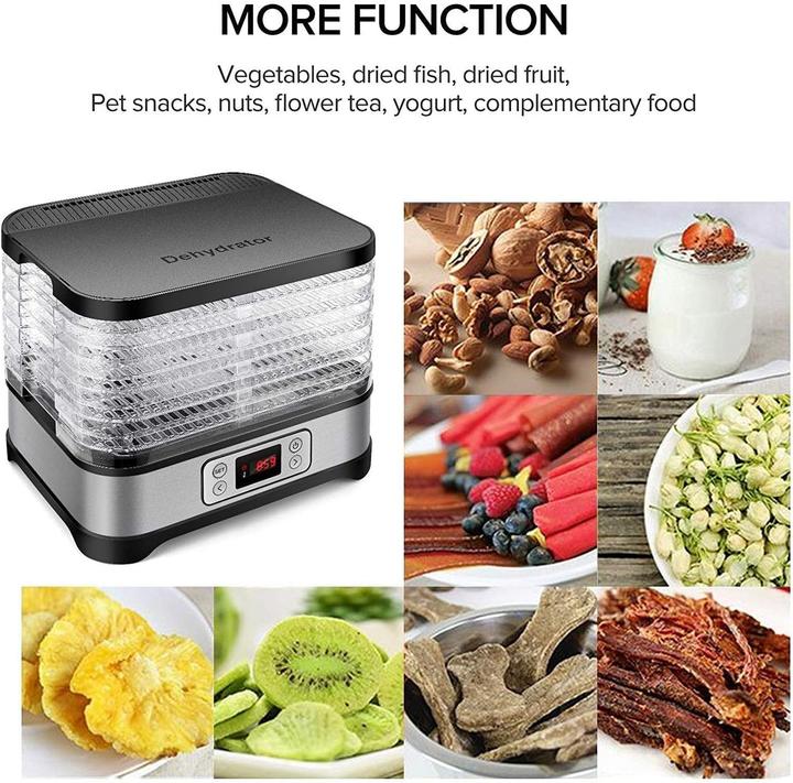 Actual product image Nictemaw 400W Food Dehydrator with Temperature Control, 8 Trays for Fruits, Vegetables, Meat