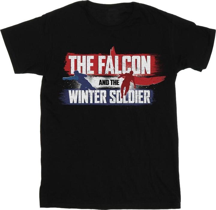 Produktbild The Falcon And The Winter Soldier Action Logo TShirt (L)