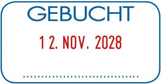 Actual product image Colop DATE - with text