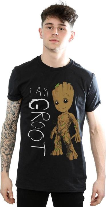Produktbild Guardians Of The Galaxy I Am Groot Scribbles TShirt (4XL)