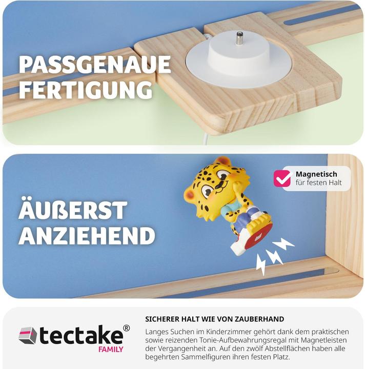 Actual product image tectake Scaffale da parete Mylittle Story per fino a 50 Tonies