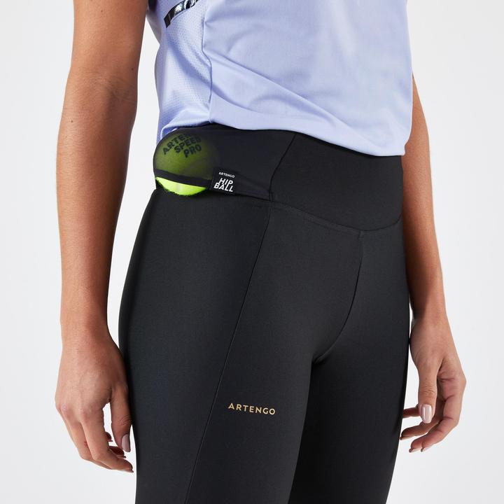 Produktbild Artengo Damen Tennis Leggings - Tlegging Dry Hip Ball schwarz (W30/L31)