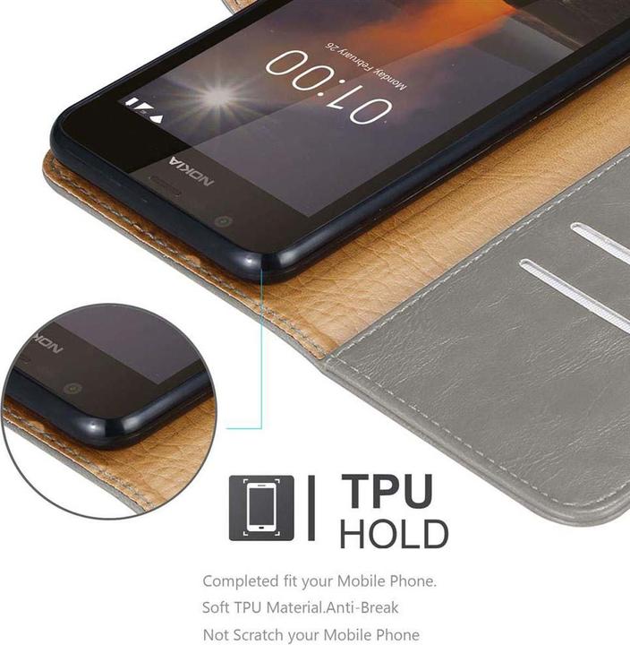 Actual product image Cadorabo Book Luxury Cover (Nokia 1)